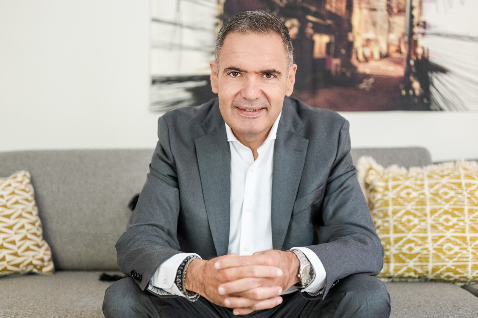 Portrait professionnel de chef d'entreprise dans le domaine de la tech à Toulouse