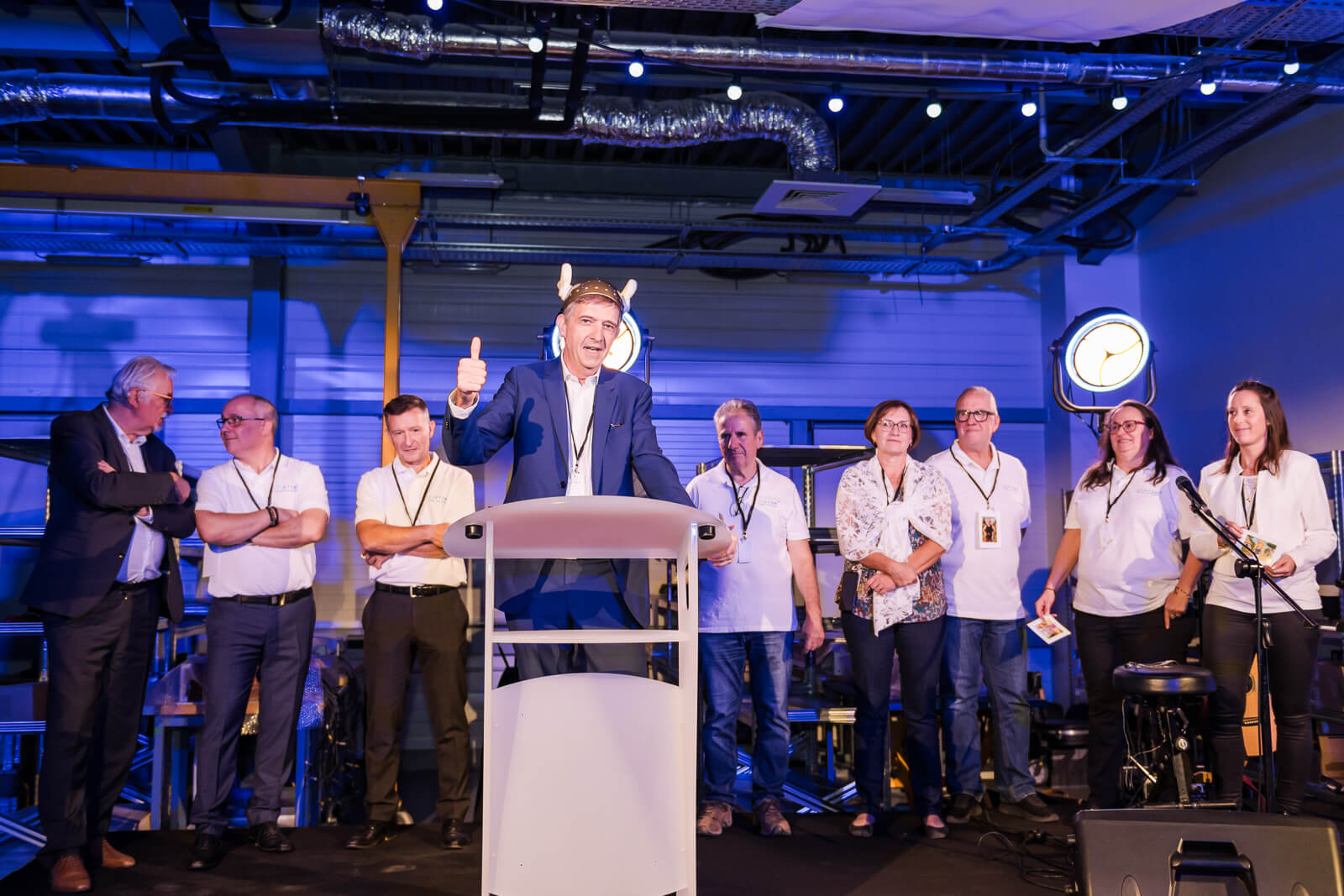 Photographe de soirée événementielle d'inauguration de locaux d'entreprise à Toulouse